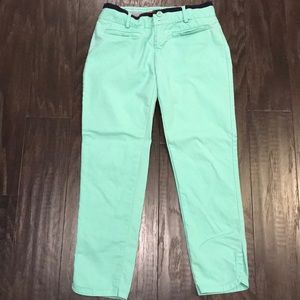 Light teal Anthropologie pants